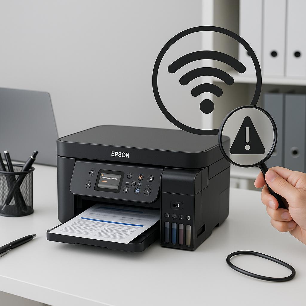 jak naprawić problem z drukarką epson, która nie łączy się z siecią wi-fi?