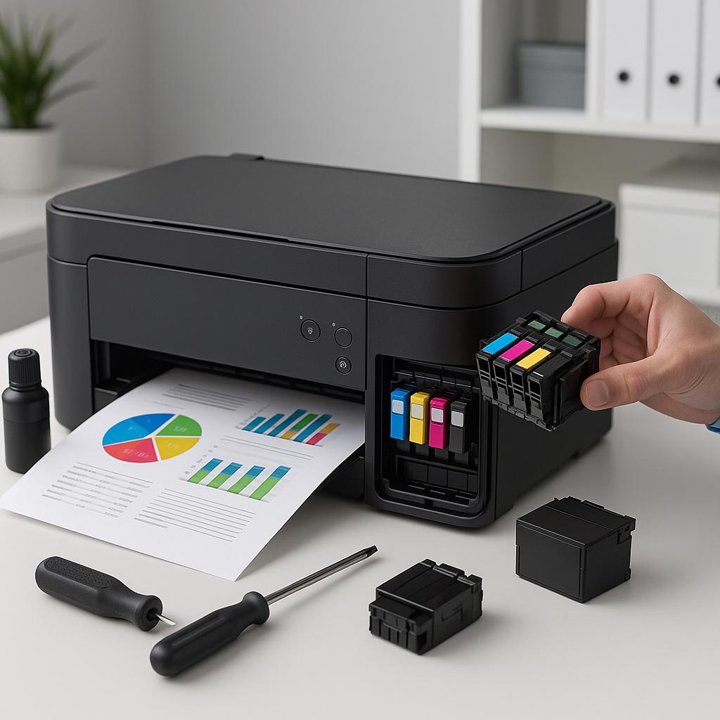 jak naprawić problem z głowicą drukującą w drukarce epson?