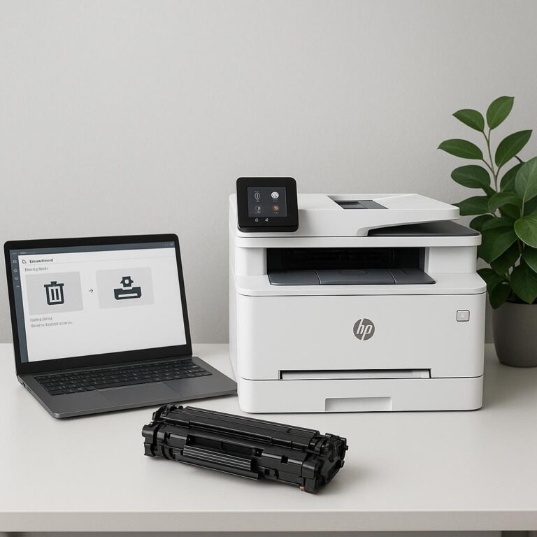 jak odinstalować i zainstalować drukarkę hp?