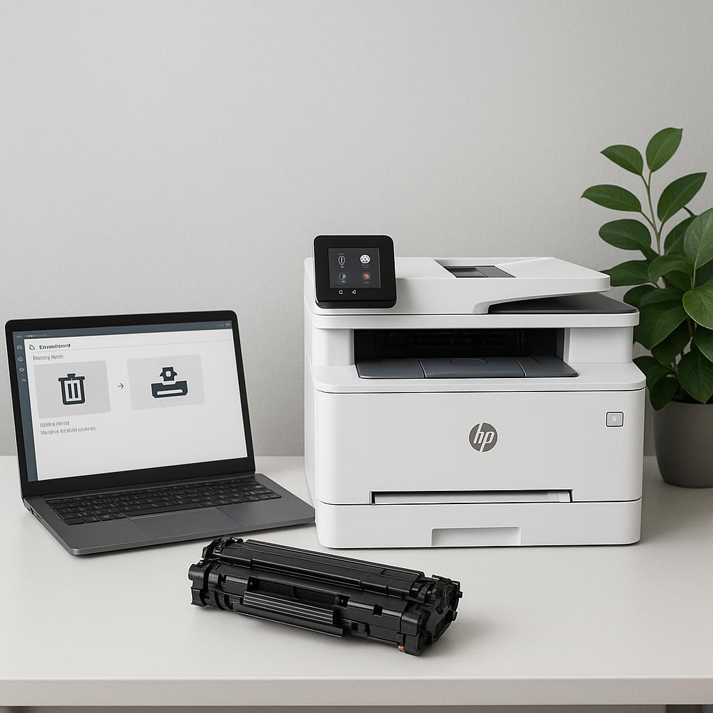 jak odinstalować i zainstalować drukarkę hp?