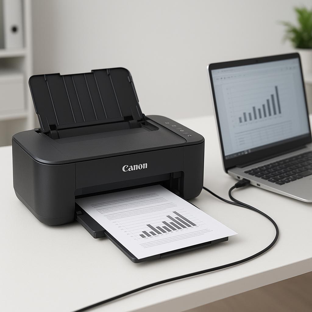 jak podłączyć drukarkę canon do laptopa?