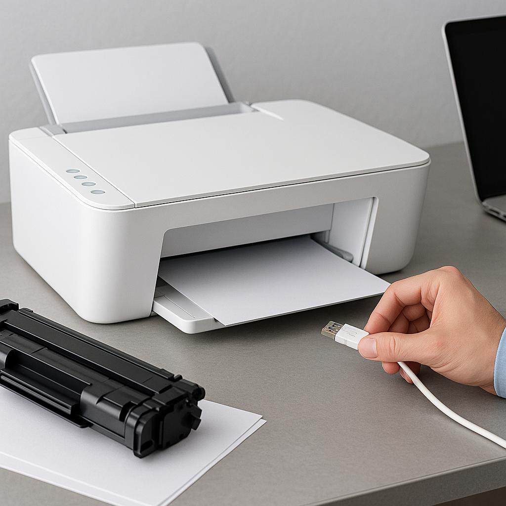 jak podłączyć drukarkę krok po kroku?