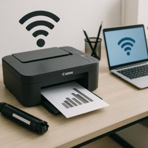 jak połączyć drukarkę canon z siecią wi-fi?