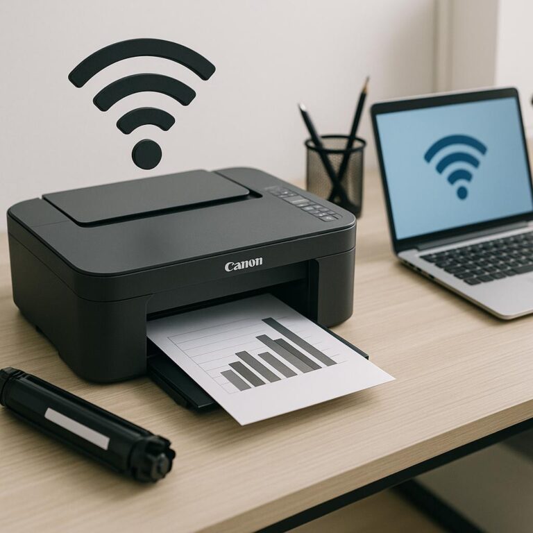 jak połączyć drukarkę canon z siecią wi-fi?