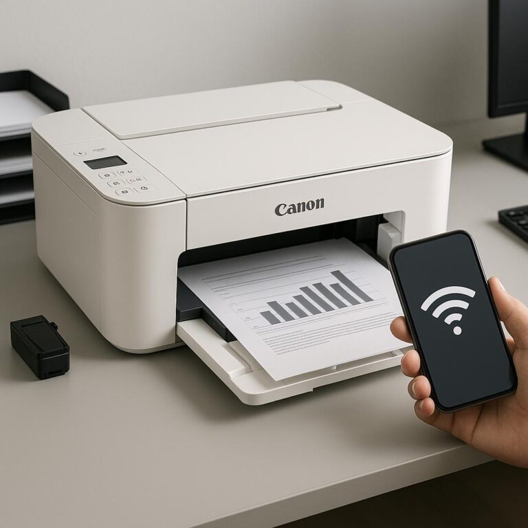 jak połączyć drukarkę z telefonem canon?