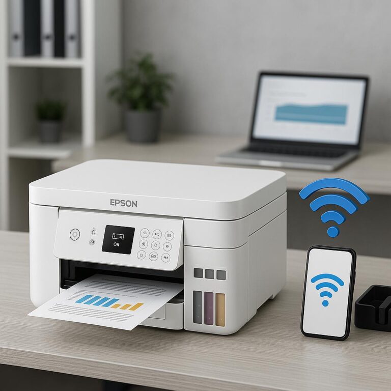 jak połączyć epsona z wi-fi?