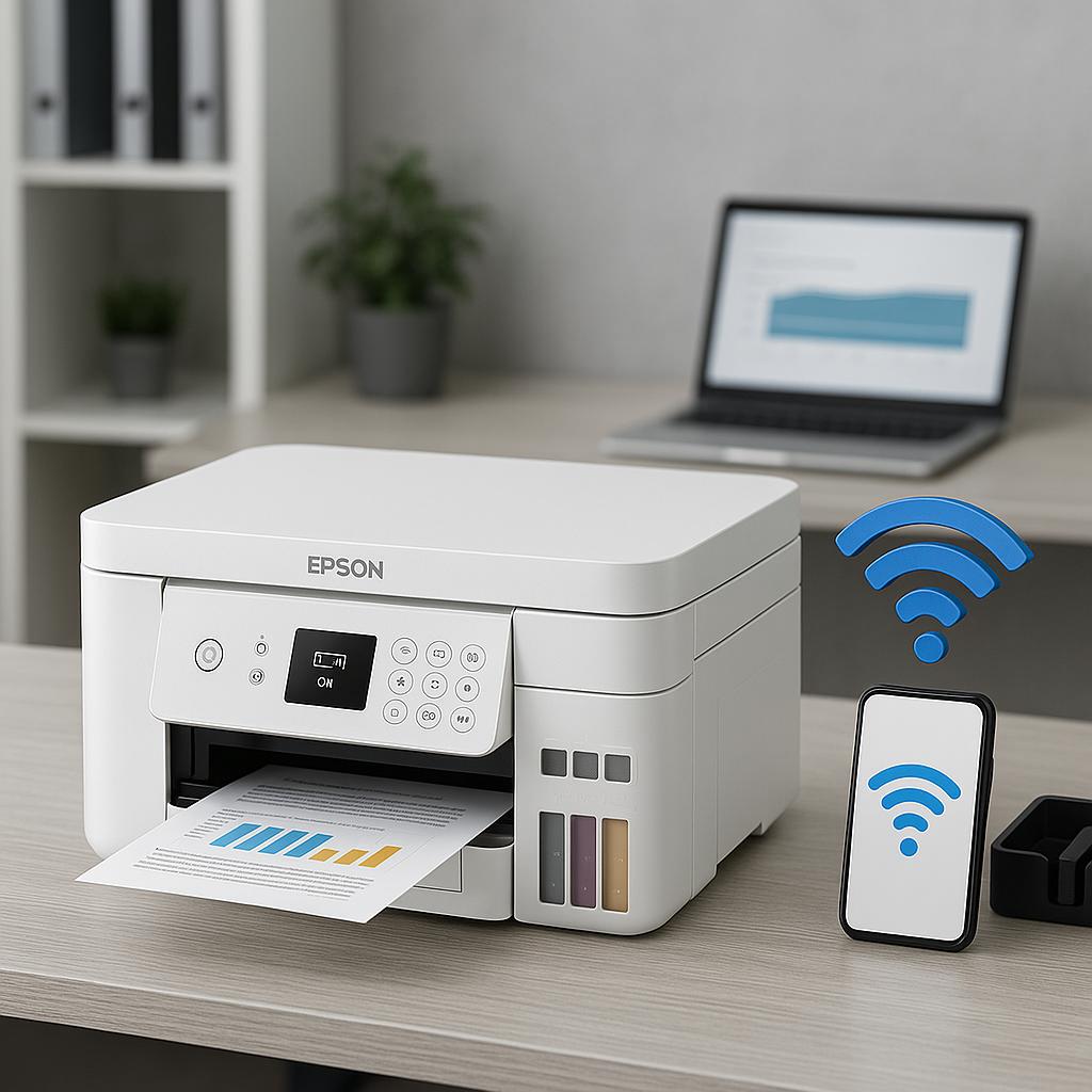 jak połączyć epsona z wi-fi?