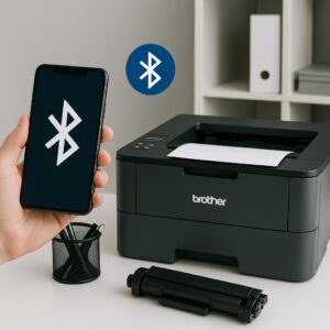 jak połączyć się bluetooth z drukarką brother?