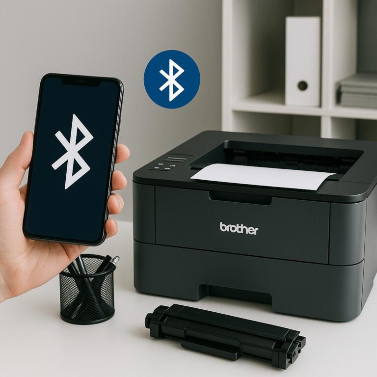 jak połączyć się bluetooth z drukarką brother?