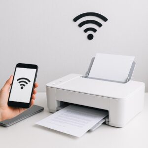 jak połączyć się z drukarka bezprzewodowo?