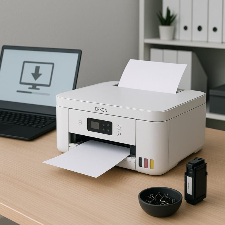 jak ponownie zainstalować sterowniki do drukarki epson?