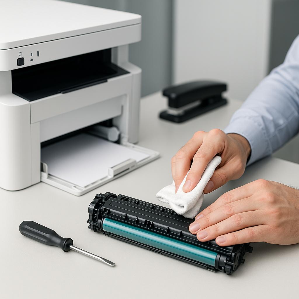 jak przeczyścić toner?