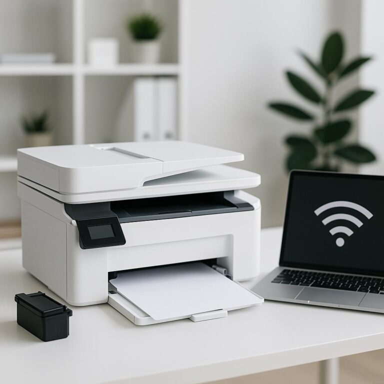 jak skonfigurować drukarkę hp do sieci wi-fi?