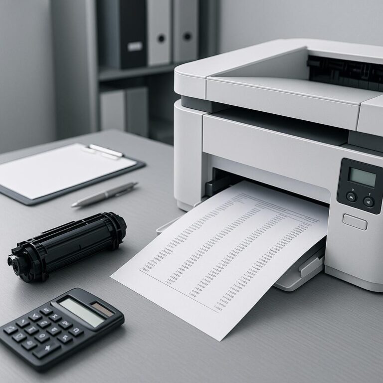 jak sprawdzić liczbę wydrukowanych stron w drukarce?