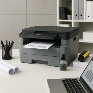 jak szybko drukuje brother t520?