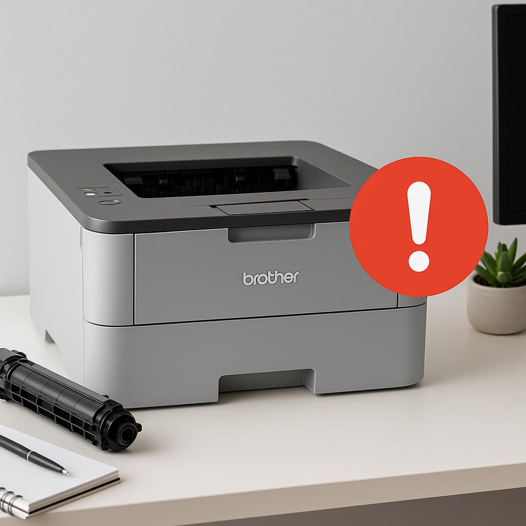 jak usunąć błąd w drukarce brother?