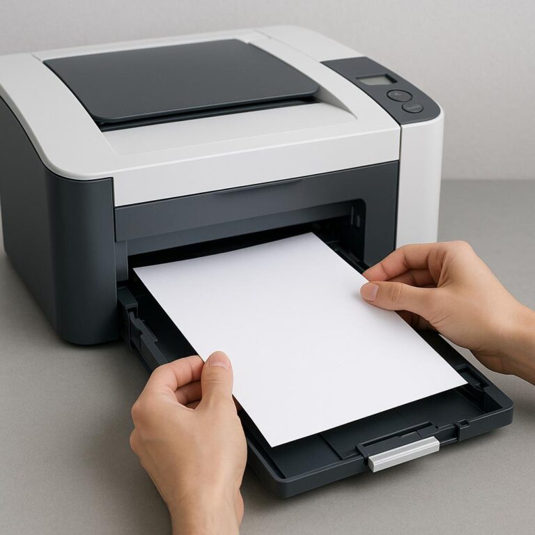 jak włożyć papier do druku dwustronnego?