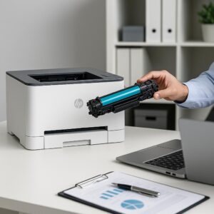 jak wyłączyć ochronę oryginalnych pojemników hp?