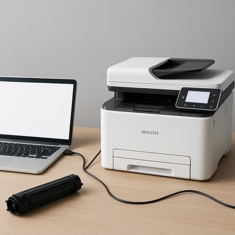 jak zainstalować drukarkę ricoh?