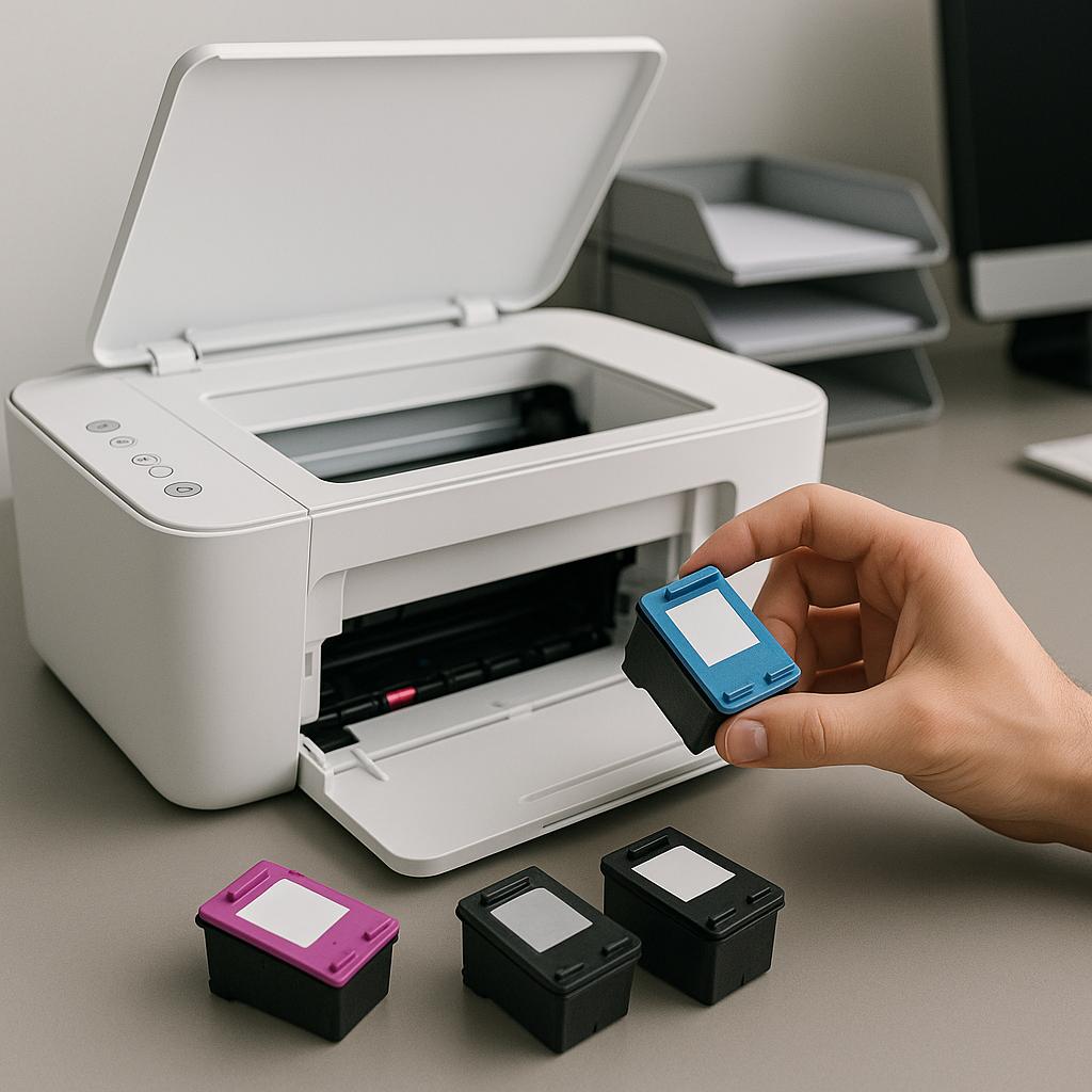 jak zastąpić przeterminowane wkłady atramentowe hp?