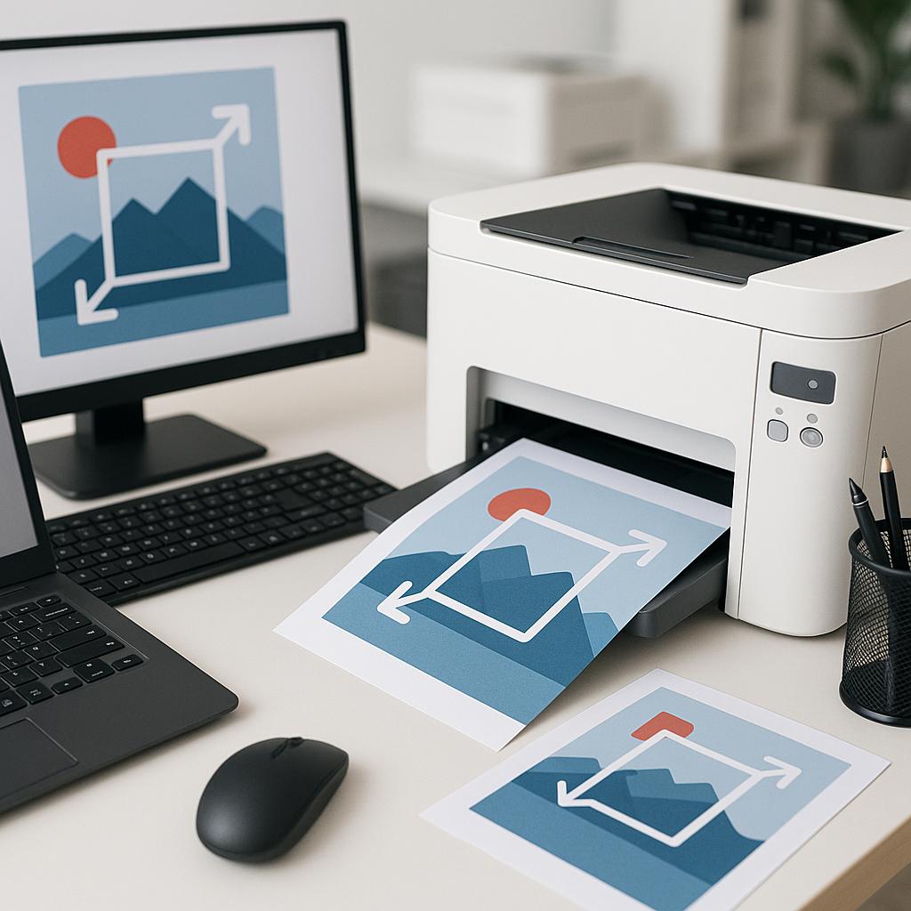 jak zmienić rozmiar obrazu do wydruku?