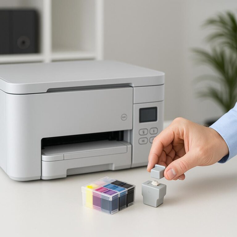 jak zresetować wkład atramentowy epson po napełnieniu?