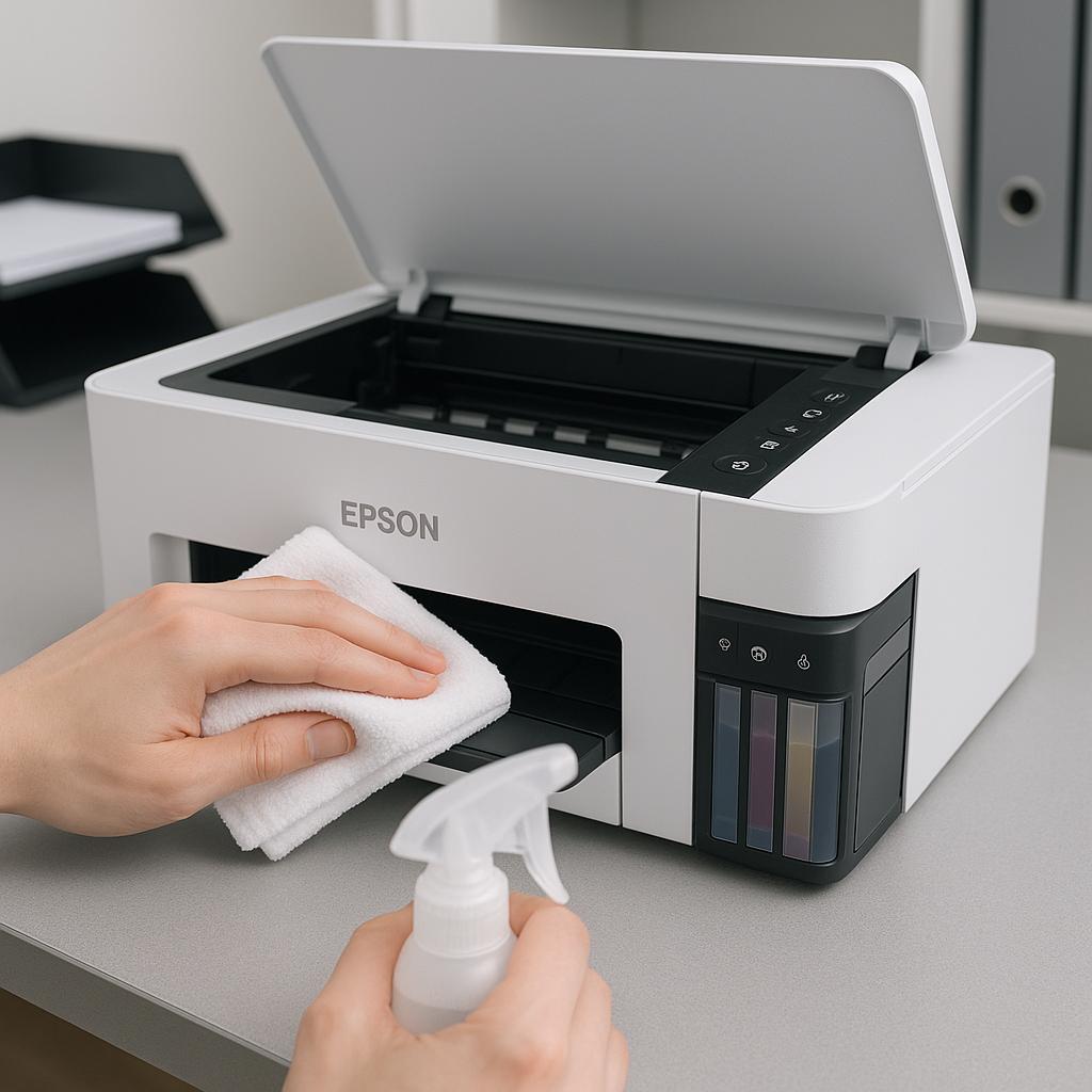 jak zrobić czyszczenie drukarki epson?