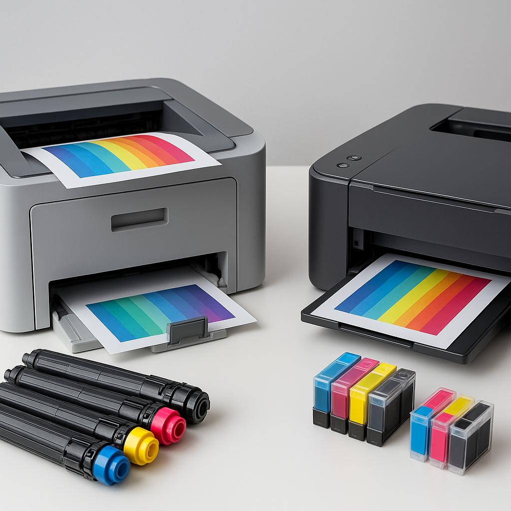 jaka drukarka kolorowa jest lepsza laserowa czy atramentowa?