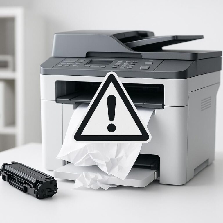 jaki jest najczęstszy błąd w drukarkach?