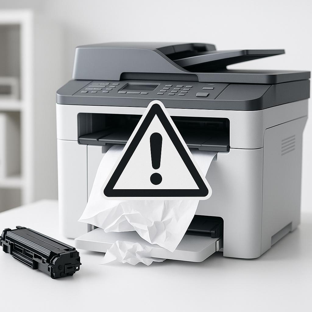 jaki jest najczęstszy błąd w drukarkach?