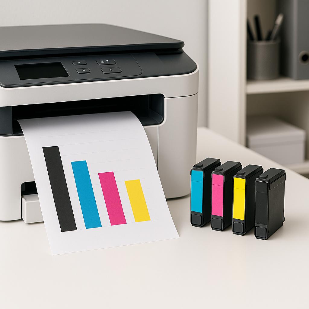 który kolor zużywa najmniej tuszu w drukarce?