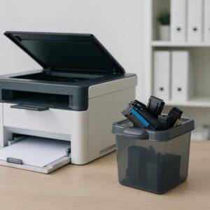 po co pojemnik na zużyty tusz?