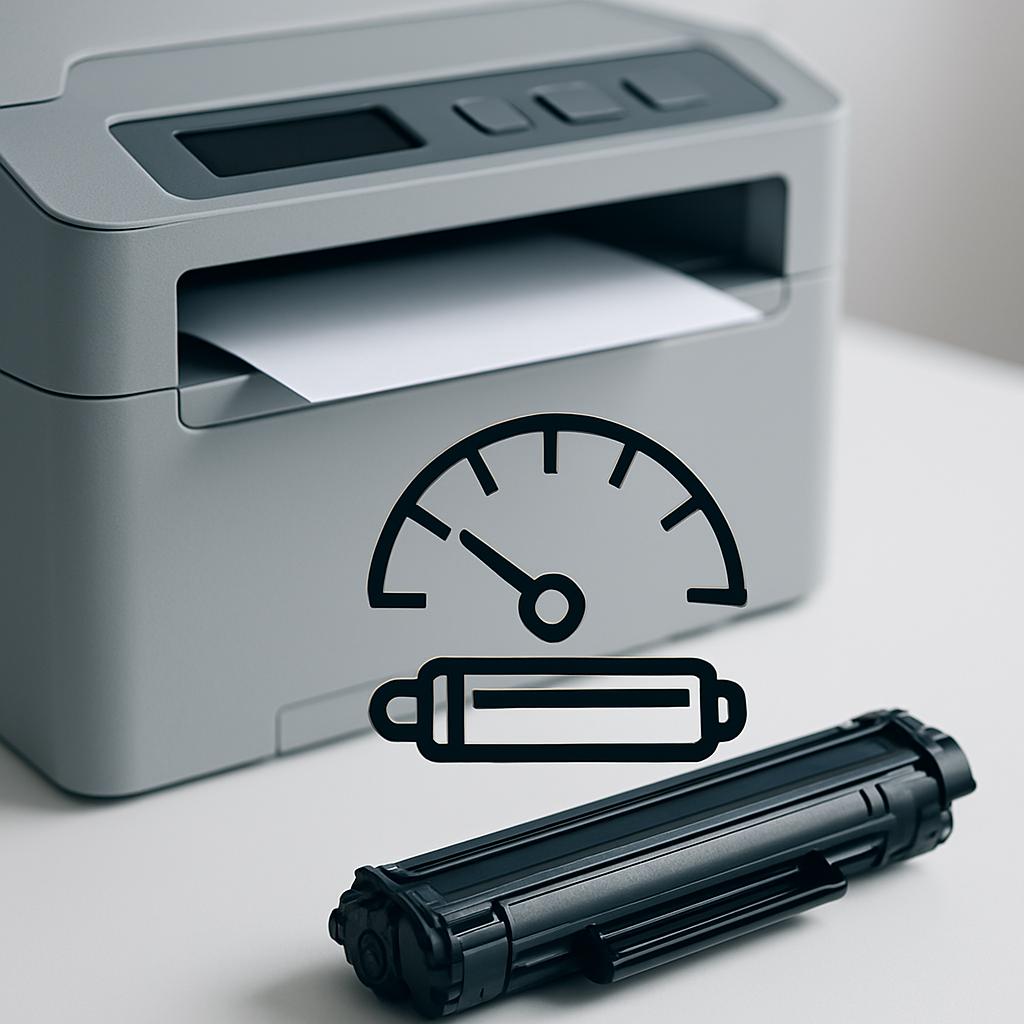 co oznacza wskaźnik tonera?