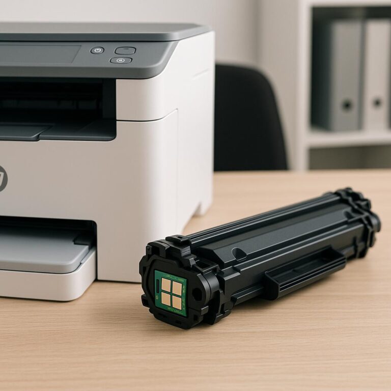 co to jest chip w kasetach z tonerem hp?