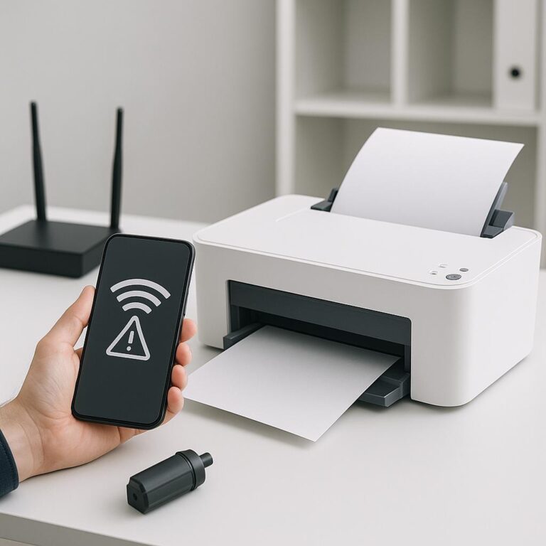 co zrobić, gdy drukarka nie chce się połączyć z telefonem?
