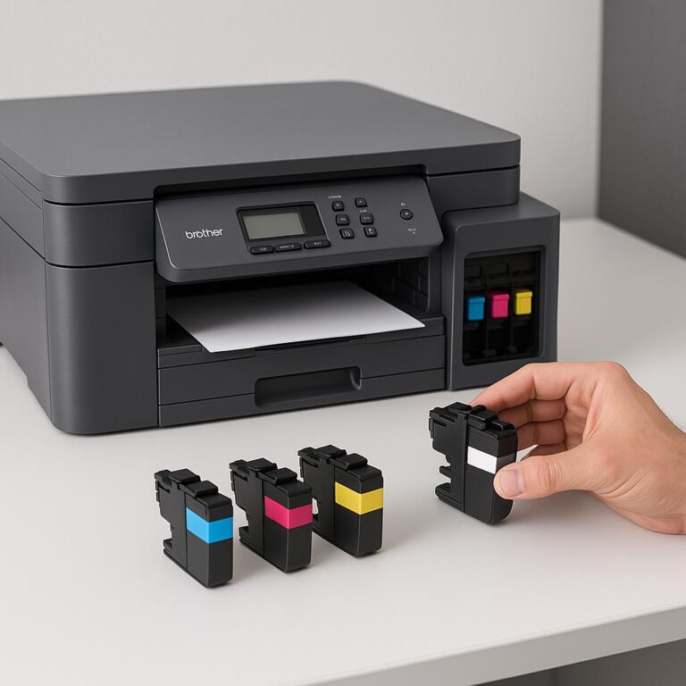 co zrobić jeśli drukarka brother nie wykrywa tuszu?