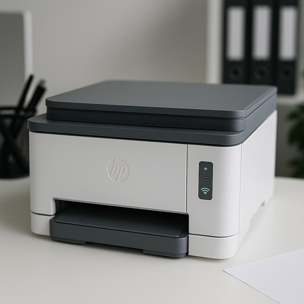 czemu miga wi-fi na drukarce hp?