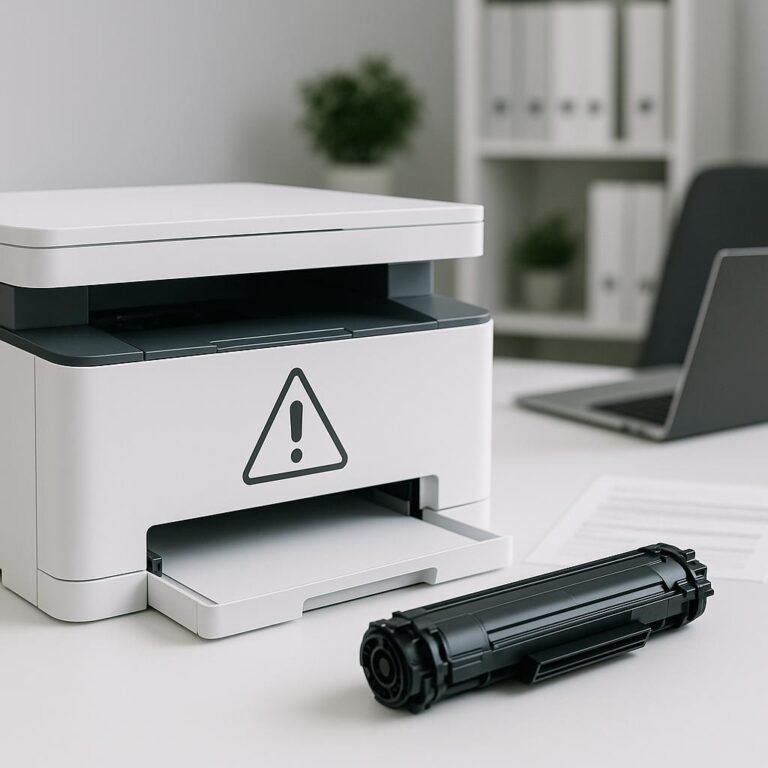 czemu wyskakuje błąd drukarki?