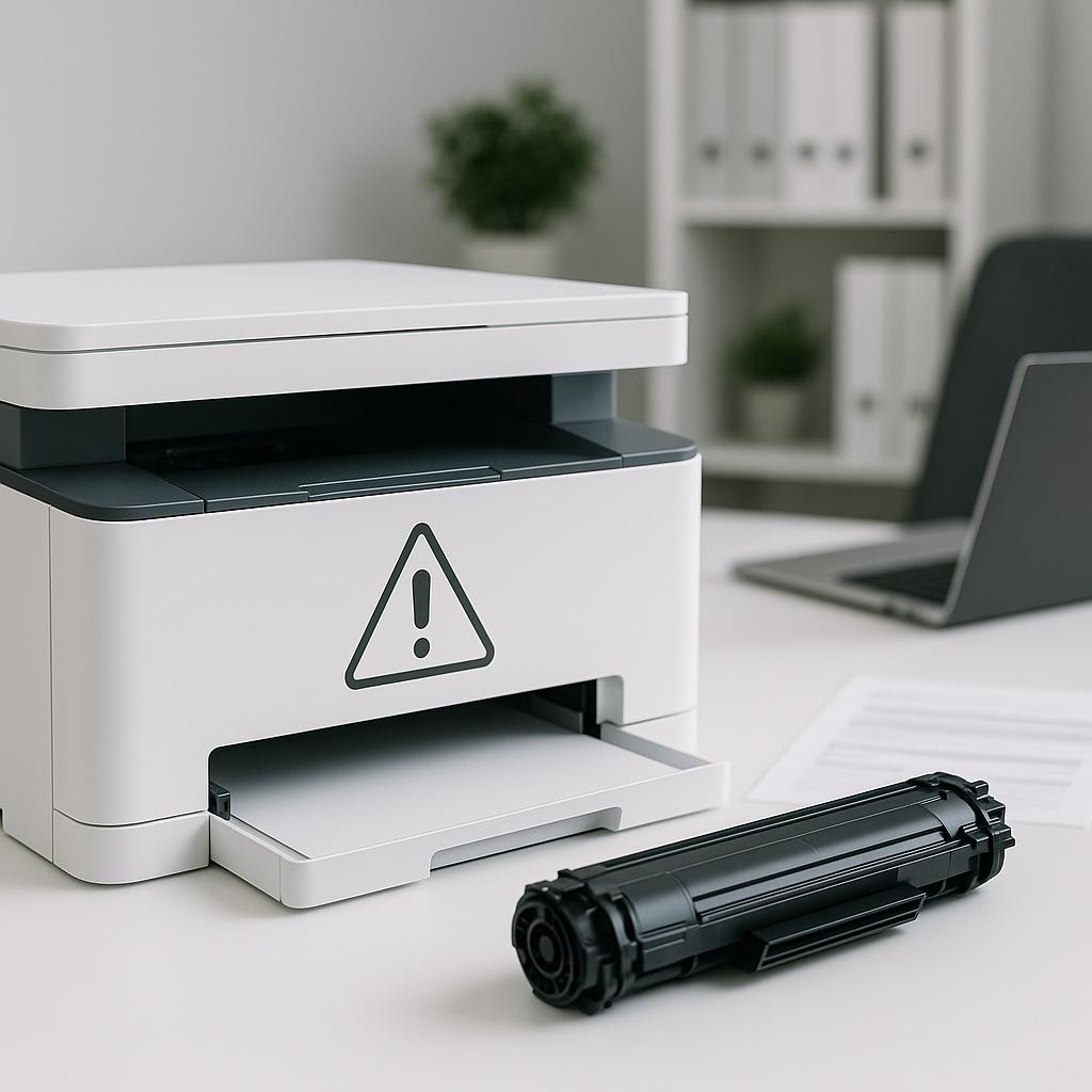 czemu wyskakuje błąd drukarki?