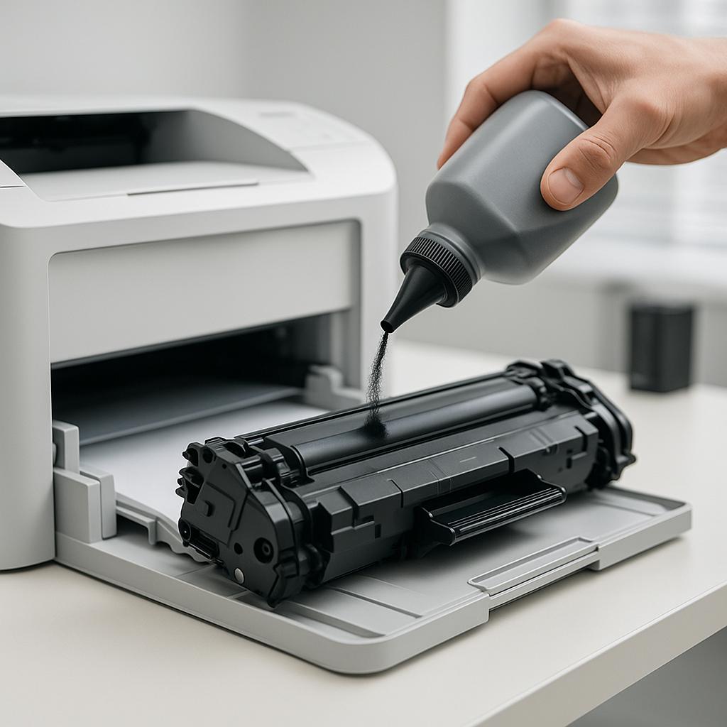 czy da się napełnić toner do drukarki?