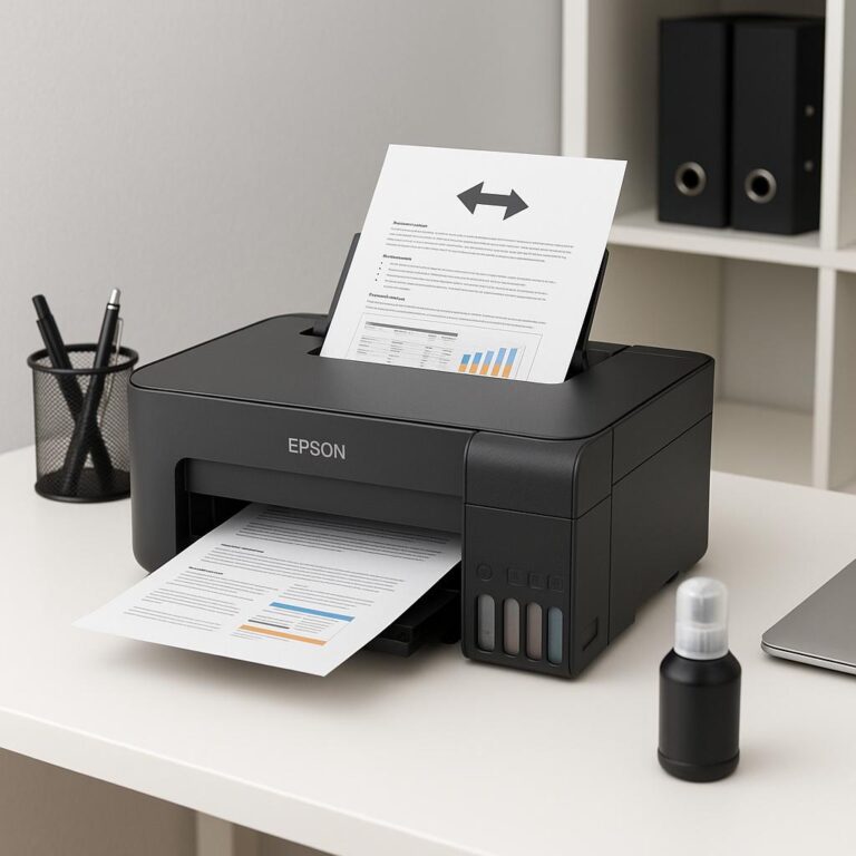 czy drukarka epson l3251 drukuje dwustronnie?