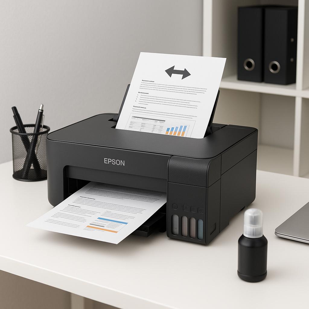 czy drukarka epson l3251 drukuje dwustronnie?