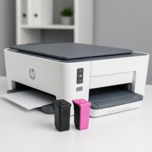 czy drukarki hp są sprzedawane z tuszem startowym?