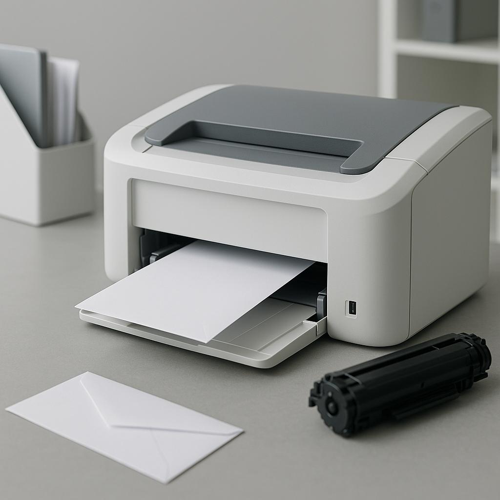 czy mogę drukować bezpośrednio na kopertach?