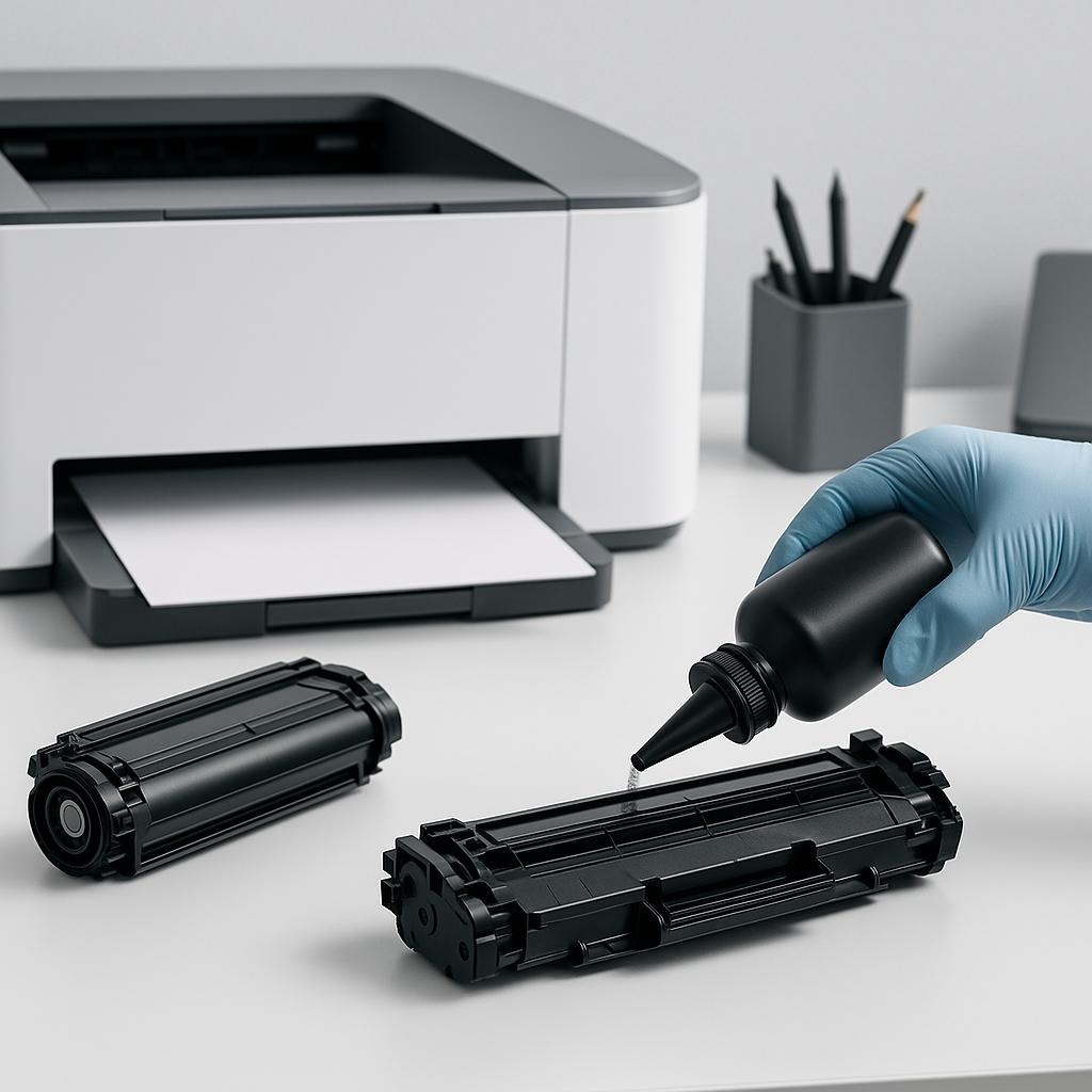 czy można samodzielnie napełniać wkłady do drukarek?