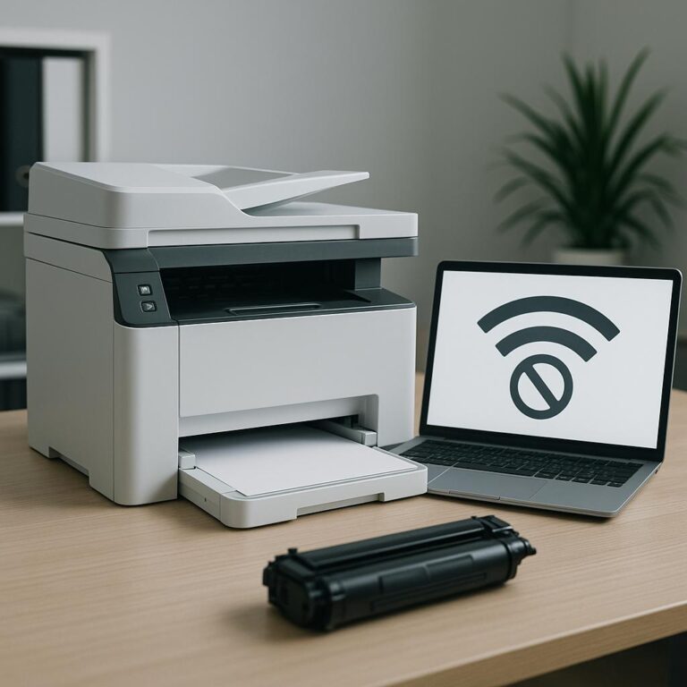 dlaczego drukarka nie chce się połączyć z wifi?