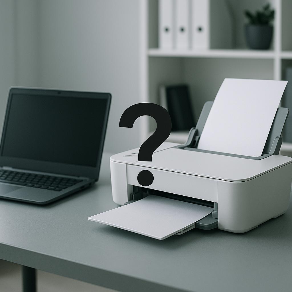 dlaczego drukarka nie wykrywa laptopa?