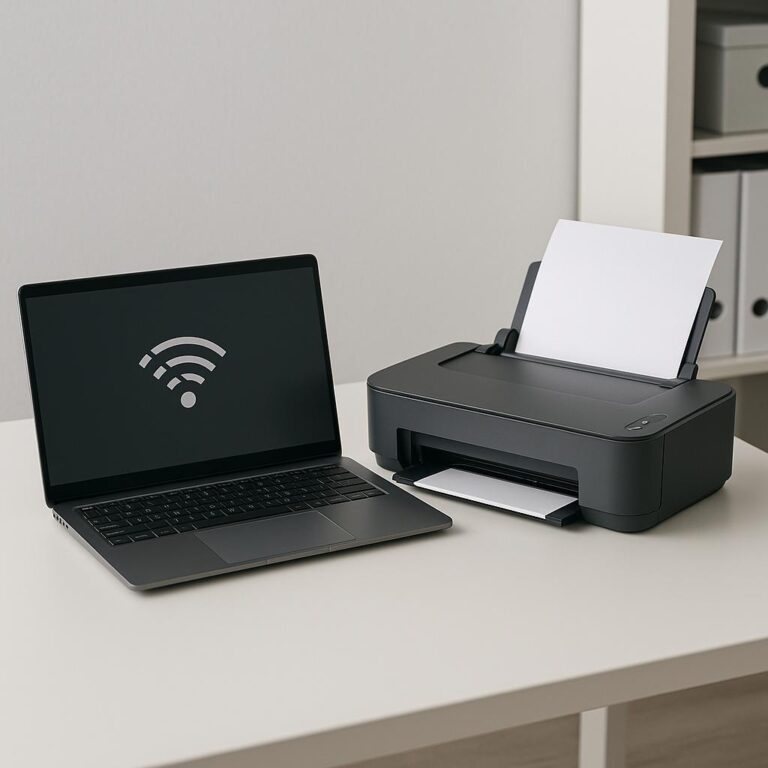 dlaczego laptop nie widzi drukarki wi-fi?