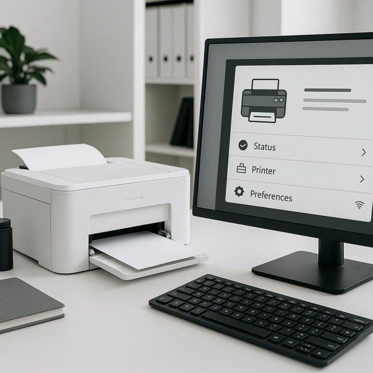 gdzie znajdę konfigurację drukarki?