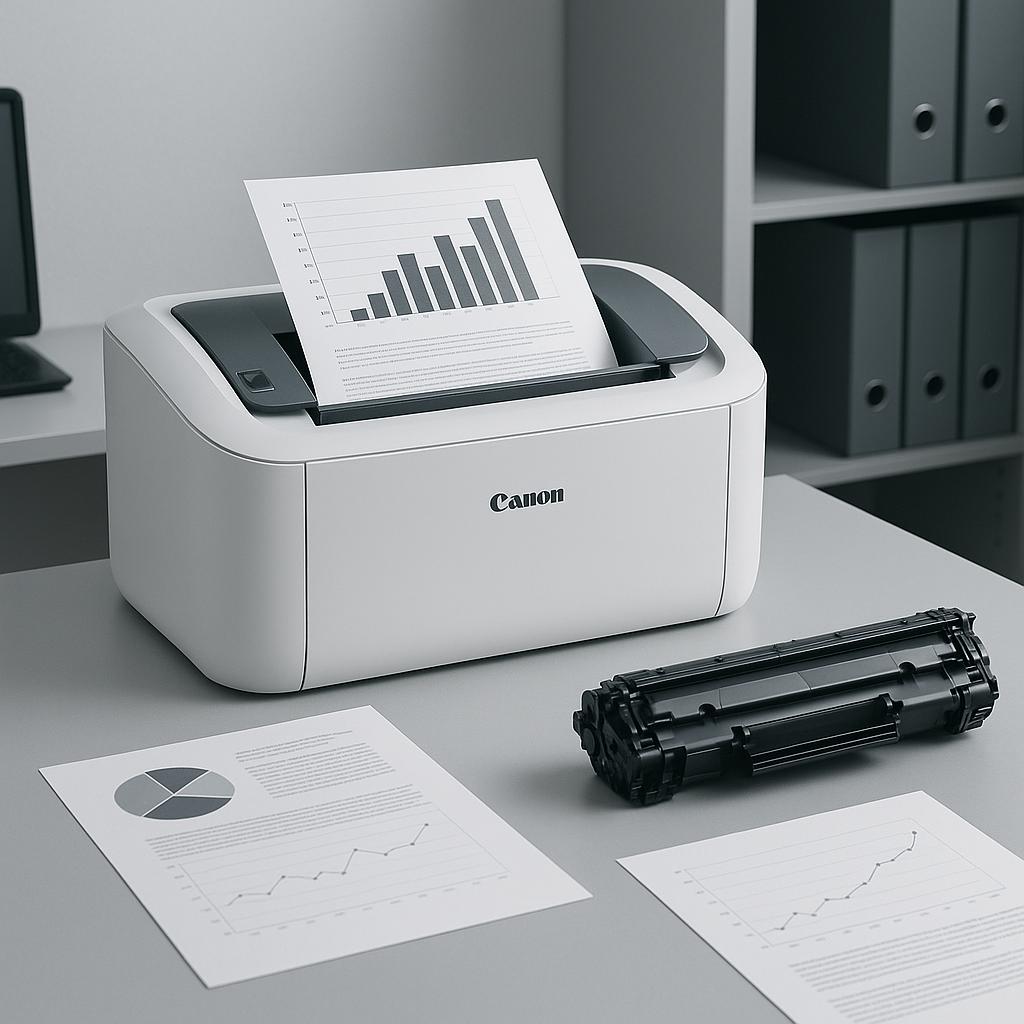 ile stron na minutę drukuje drukarka canon lbp6030?